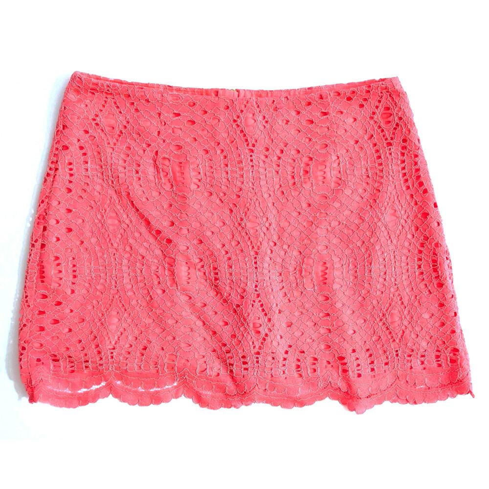 Lilly Pulitzer Alice Skort | Coral Pink Eyelet Stretch | Women's 0